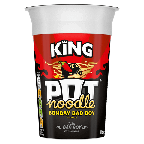 Pot Noodle King Bombay Bad Boy 114G x12