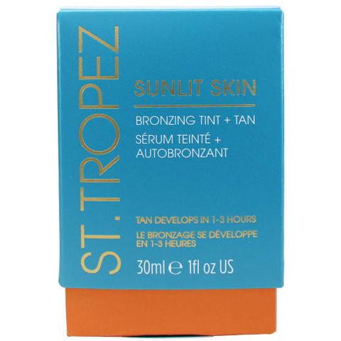 ST. TROPEZ SUNLIT SKIN 30ML FACE SERUM BRONZING TINT & TAN